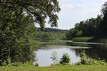 Der Mühlenteich - hier müssen die Boote umgetragen werden